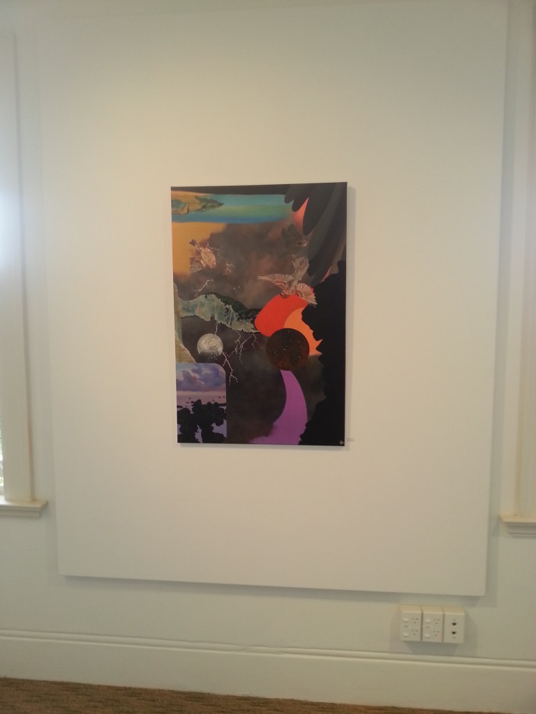 "feat. the persistence of memory" Acrylic on canvas 